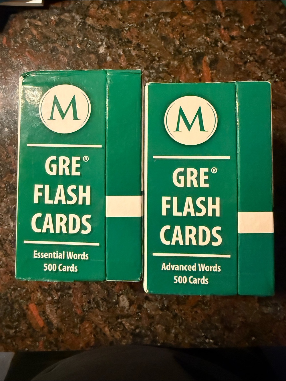 GRE Flash Cards - Green (Set of 2)